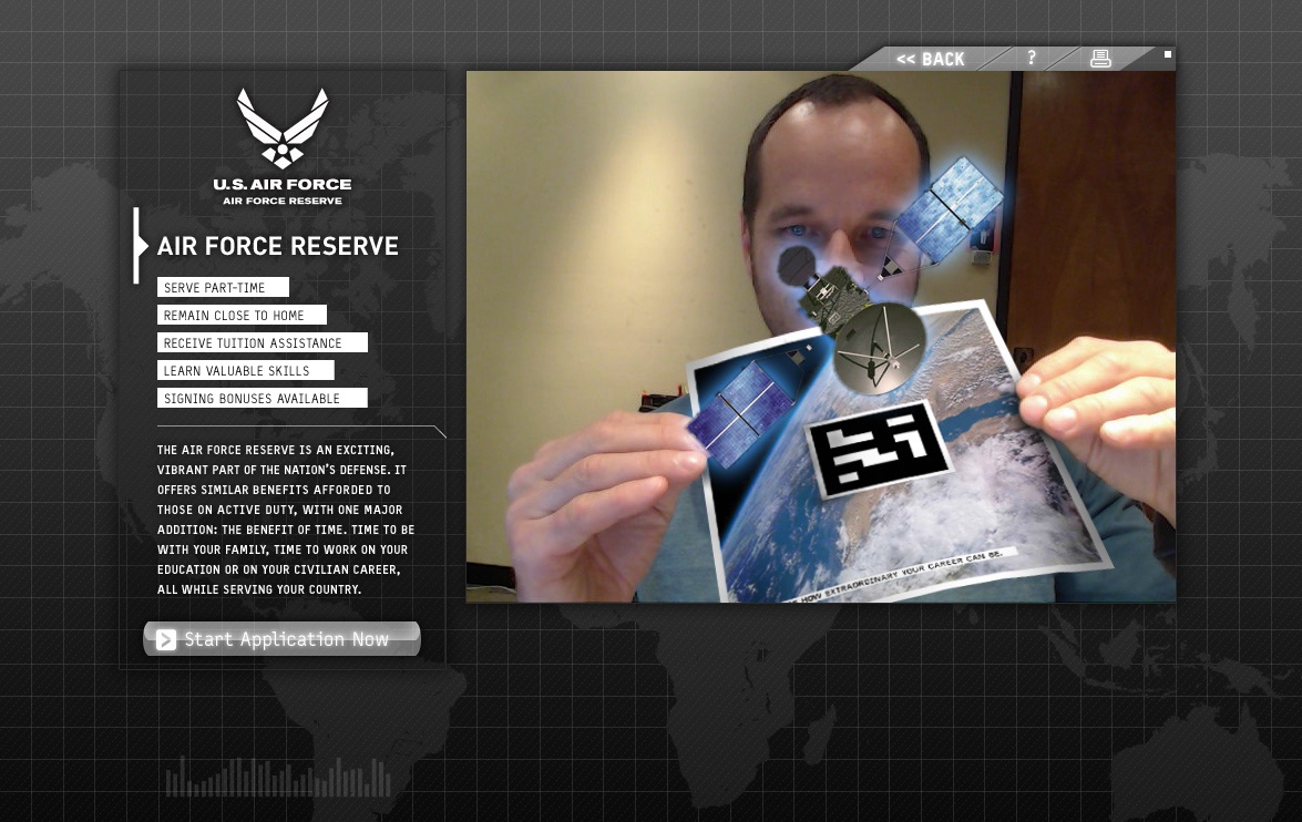USAF Total Force Augmented Reality Direct Mail Campaign