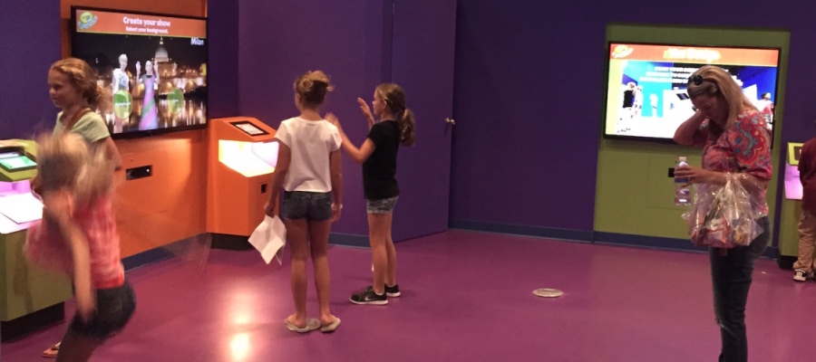Crayola You Design Attraction with Virtual Dressing Room