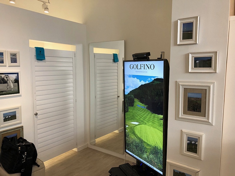 Golfino Virtual Dressing Room Kiosk