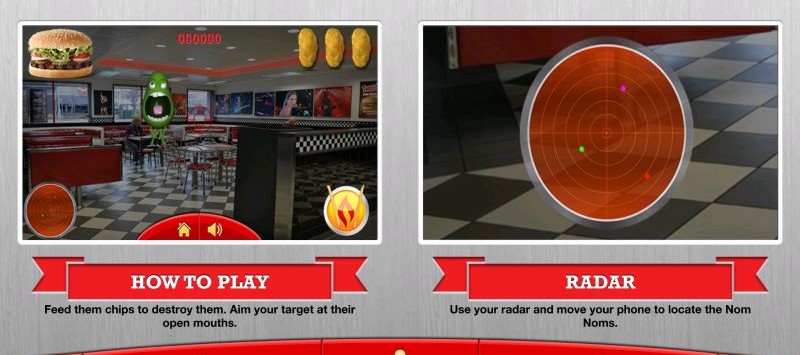 Hungry Jack's Protect Your Whopper Augmented Reality Game How To Play Screen