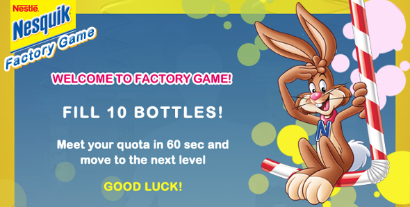 Nesquik Factory Augmented Reality Game