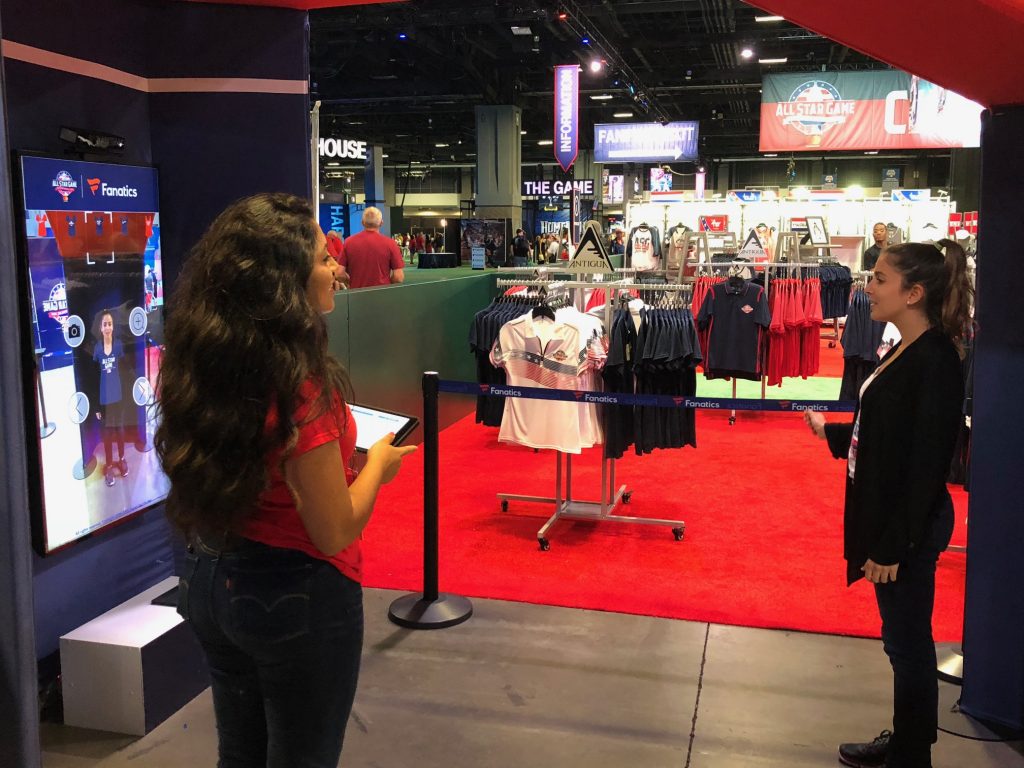 Fanatics & MLB Debut 3 Virtual Dressing Room Kiosks At 2018 All