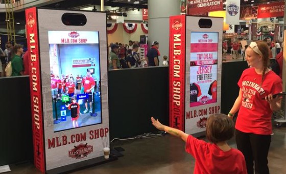 MLB Virtual Mirror Kiosks