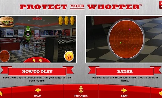 Hungry Jack Mobile Augmented Reality Game - Tutorial Page
