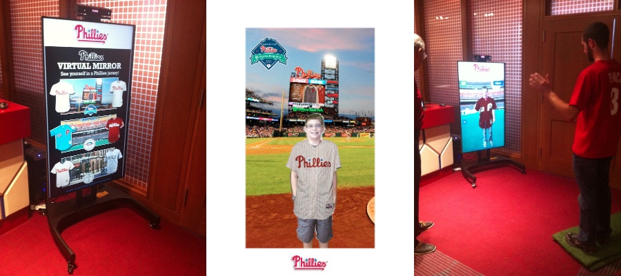 The Philadelphia Phillies Debut Virtual Jersey Try On with Kinect 2