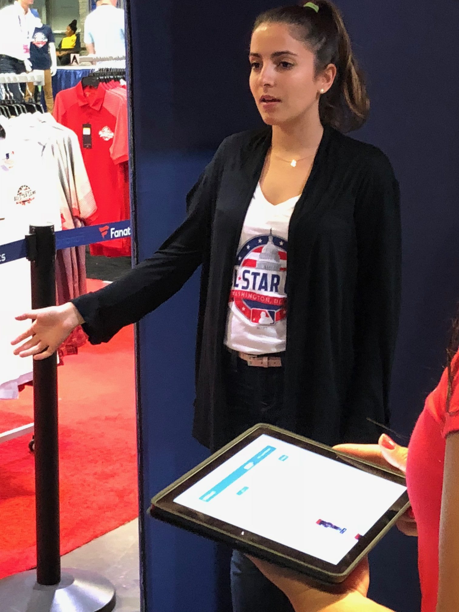 MLB & Fanatics Virtual Dressing Room Kiosk