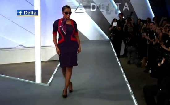 Delta Airlines Uses Augmented Reality To Unveil New Uniforms.